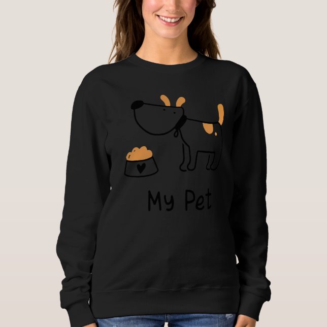 Mein Haustier Sweatshirt (Vorderseite)
