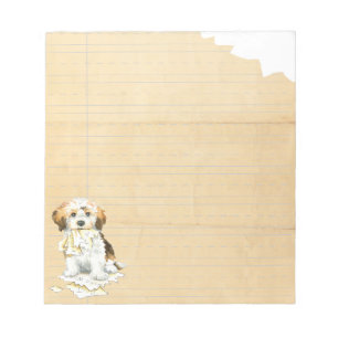 Mein Havanese aß meine Hausaufgaben Notizblock