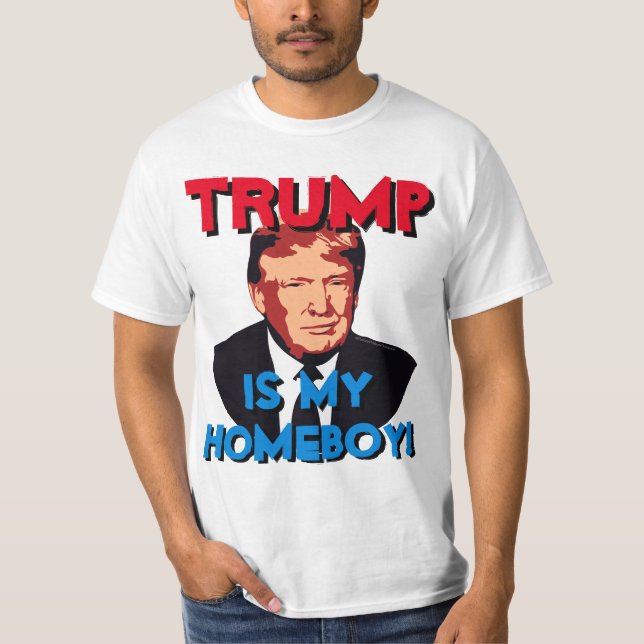 Mein Heimatbote Donald Trump für Präsident T-Shirt (Vorderseite)