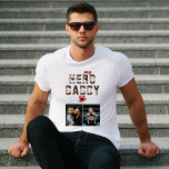 Mein Held Daddy Vatertag 2 Foto T-Shirt<br><div class="desc">Mein Held Papa Papa Tag 2 Foto T - Shirt. Text ist trendige Typografie. Personalisierter T - Shirt für einen Vater. Fügen Sie 2 Fotos hinzu. Du kannst Papa zu Papa wechseln, Papa, Papa... . Perfektes Geschenk für einen Vater an einem Vatertag, Geburtstag oder Weihnachten und es ist ein süßer...</div>