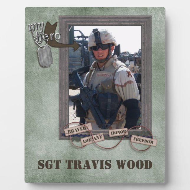 Mein Held Fotoplatte (Vorderseite)