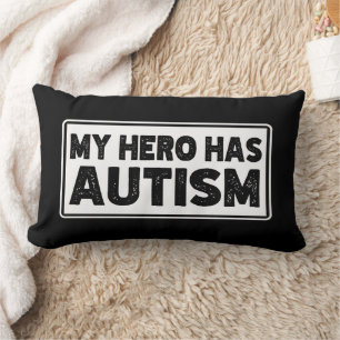 Mein Held hat Autismus-Bewusstsein Autistischer Ge Lendenkissen