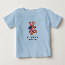 Mein Held ist ein VETERAN BABY T - Shirt