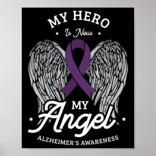 Mein Held ist jetzt mein Engel Alzheimer-Bewusstse Poster