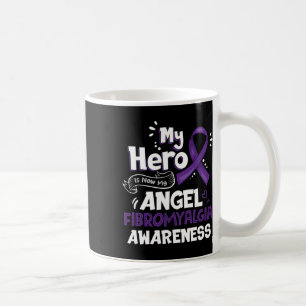 Mein Held ist jetzt mein Engel Fibromyalgie Bewuss Kaffeetasse