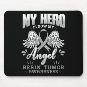 Mein Held ist jetzt mein Engel-Gehirn Tumorknobelk Mousepad