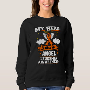Mein Held ist jetzt mein Engel Leukämie Grüne Schl Sweatshirt