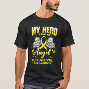 Mein Held ist jetzt mein Engel Osteosarcoma Bewuss T-Shirt
