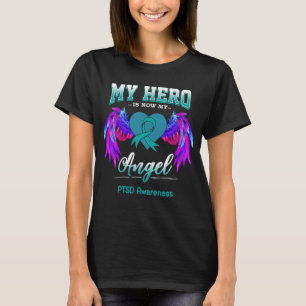 Mein Held ist jetzt mein Engel PTSD-Bewusstsein T-Shirt