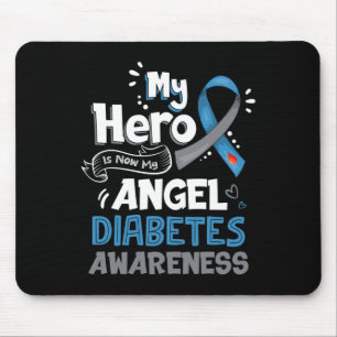 Mein Held ist jetzt mein Engel T1d Diabetes Awaren Mousepad