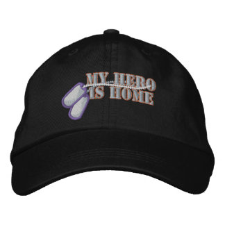 Mein Held ist Zuhause Bestickte Kappe
