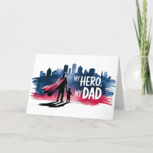 Mein Held, mein Papa Feiertagskarte