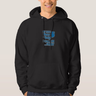 Mein Held trägt ein Abzeichen, das ich ihn Hubby n Hoodie