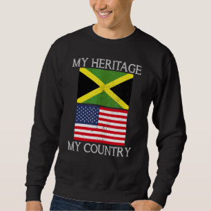 Mein Heritage Mein Land Jamaikanisches amerikanisc Sweatshirt