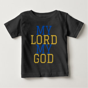 Mein Herr, mein Gott, biblisch Baby T-shirt