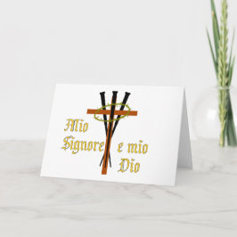 Mein Herr und mein Gott Feiertagskarte