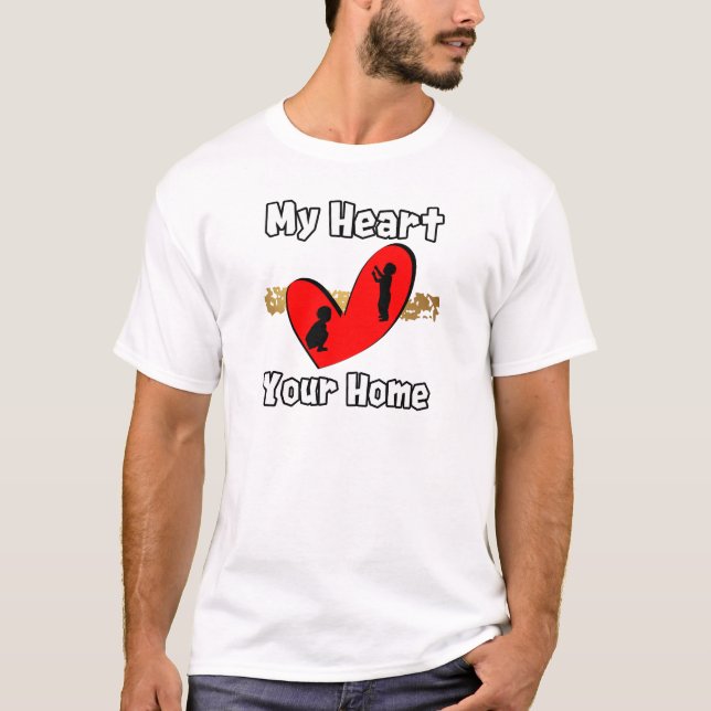 Mein Herz, dein Zuhause T-Shirt (Vorderseite)