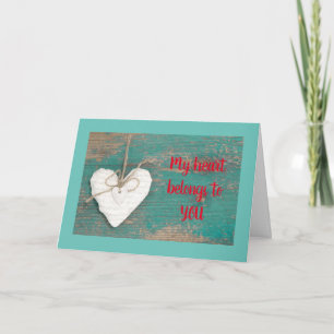 MEIN HERZ (&ERHOLUNG MEINES KÖRPERS) GEHÖRT ZU **Y FEIERTAGSKARTE