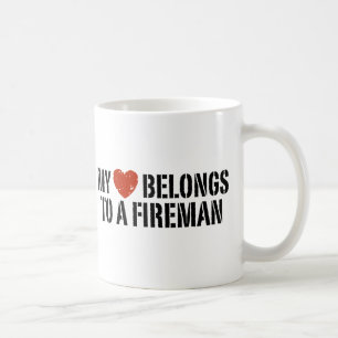 Mein Herz Fireman Tasse