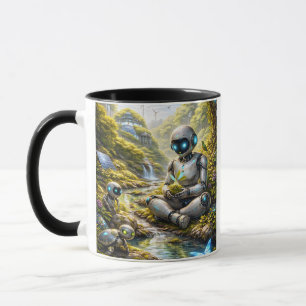 Mein Herz für Natur und Technologie Tasse