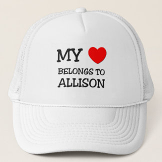 Mein Herz gehört ALLISON Truckerkappe