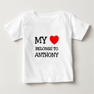 Mein Herz gehört Anthony Baby T-shirt