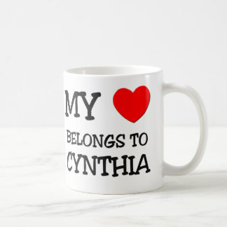 Mein Herz gehört CYNTHIA Kaffeetasse