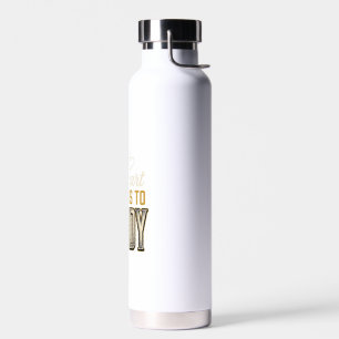 Mein Herz gehört Daddy Vintage-Typografie-Shirt Trinkflasche