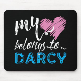 Mein [Herz] gehört Darcy - Jane Austen Mousepad