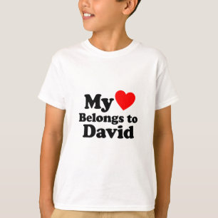 Mein Herz gehört David T-Shirt