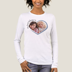 Mein Herz gehört dem Foto Tri-Blend Shirt