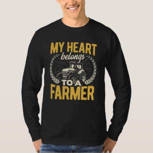 Mein Herz gehört dem Landwirt Landwirtschaft Landw T-Shirt