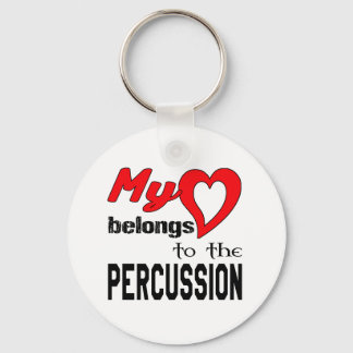 Mein Herz gehört dem Schlagzeug. Schlüsselanhänger