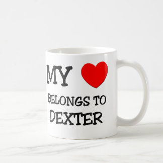 Mein Herz gehört Dexter Tasse