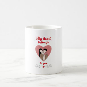 Mein Herz gehört dir Kaffeetasse