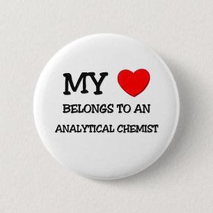 Mein Herz gehört einem ANALYTISCHEN CHEMIKER Button
