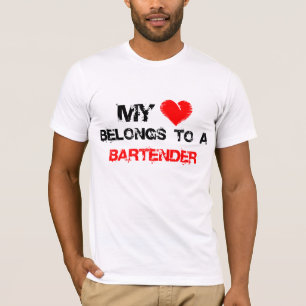 Mein Herz gehört einem Barkeeper T-Shirt