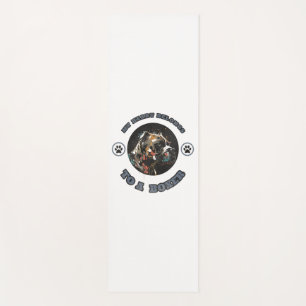 Mein Herz gehört einem Boxer Yogamatte