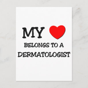 Mein Herz gehört einem DERMATOLOGEN. Postkarte