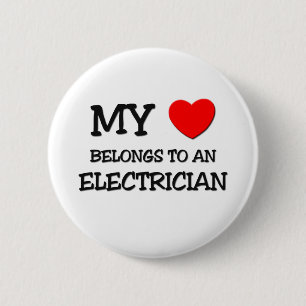 Mein Herz gehört einem ELEKTRIKER Button