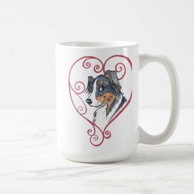 Mein Herz gehört einem englischen Schäfer Tasse (Rechts)