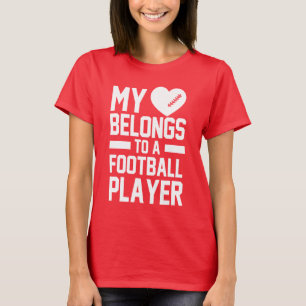 mein Herz gehört einem Fußballspieler T-Shirt