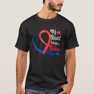 Mein Herz gehört einem Krieger-Engel-Herzkrieger T-Shirt