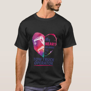 Mein Herz gehört einem Lastwagenbetreiber T-Shirt