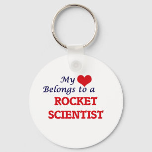 Mein Herz gehört einem Rocket-Wissenschaftler Schlüsselanhänger