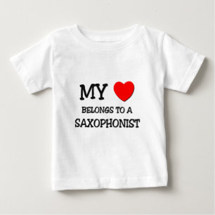 Mein Herz gehört einem SAXOPHONISTEN Baby T-shirt