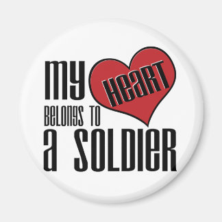 Mein Herz gehört einem Soldaten Magnet