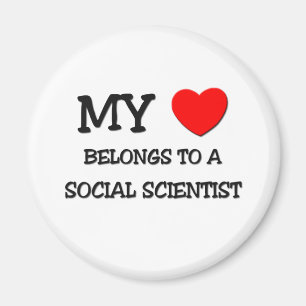 Mein Herz gehört einem SOZIALWISSENSCHAFTLER Magnet