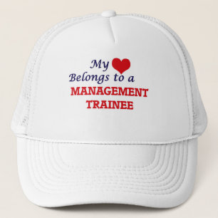 Mein Herz gehört einem Trainee im Management Truckerkappe