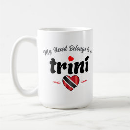 Mein Herz gehört einem Trini Rosa Text Kaffeetasse
